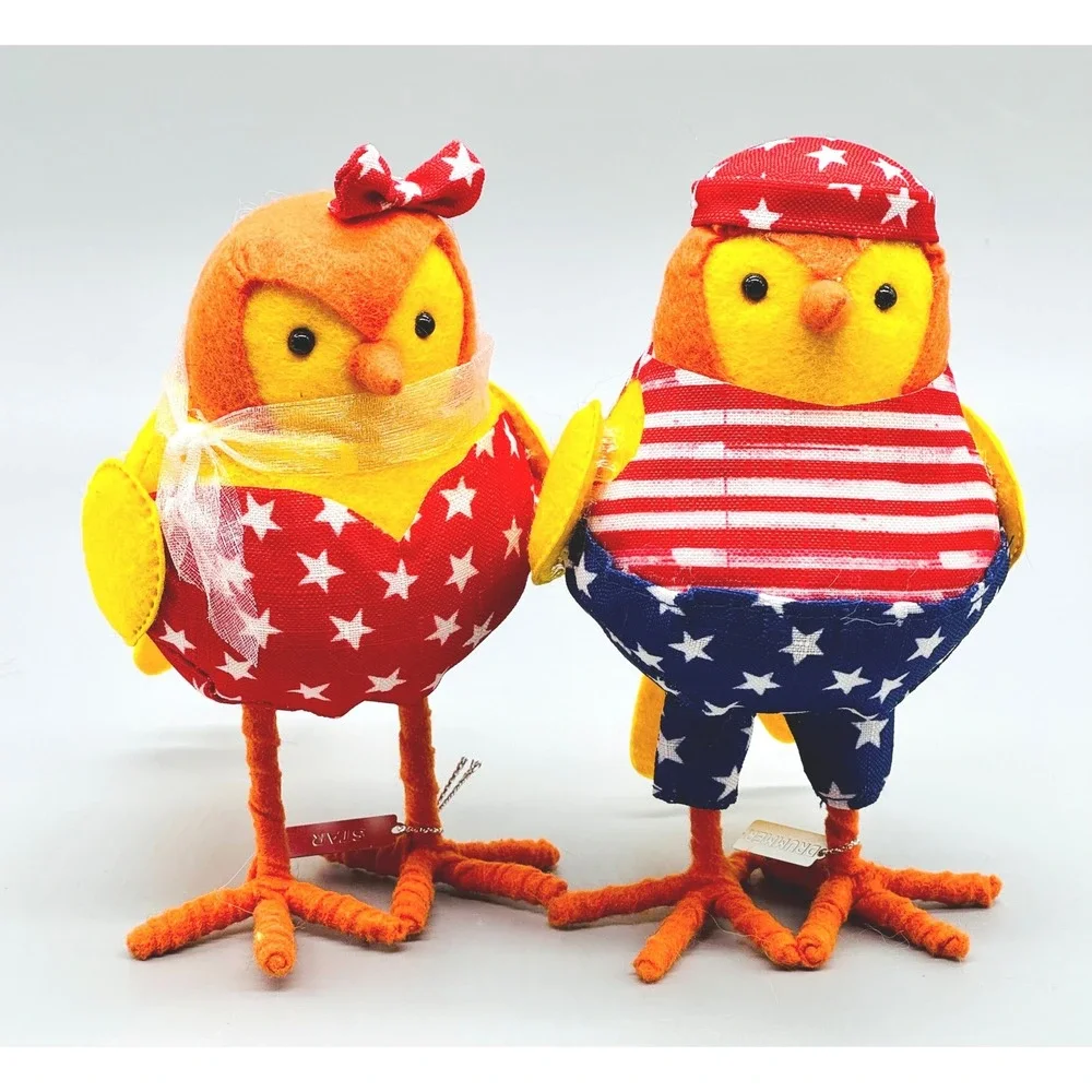 Target Featherly Friends Spritz Star Drummer Bird Red White Blue Patriotic 2022